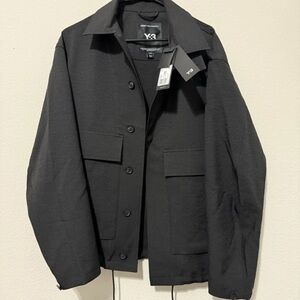 Adidas Y-3 Yohji Yamamoto Black Uniform Coach Jacket Men’s Sz XS JN4907